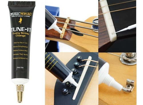 Lubricante Para Cuerdas Music Nomad Tune-it # Color Negro Tamaño Mediano