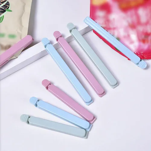 Clips Para Sellar Cerrar Bolsas Comida Ganchos Pinzas X 10