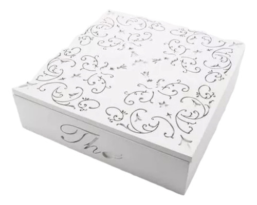 Caja De Té Diseño Blanca - Demialma