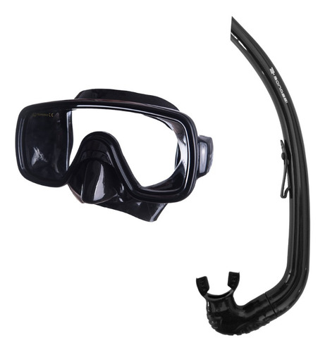 Combo Snorkel Visor Mars + Snorkel Martinica Para Buceo