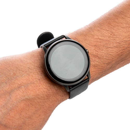Imagen 10 de 10 de Smartwatch Imilab KW66 Smart Watch 1.28" caja 45.3mm de aleación de zinc black, malla black de silicona