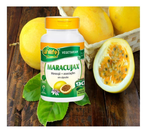 Tranquilizante Natural De Maracuyá Pasiflora - 90 Cápsulas