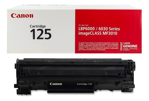 Toner Canon 125 Negro Original Envio Gratis