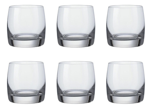 Set de vasos de licor Bohemia Ideal Crystal, 6 unidades, 60 ml