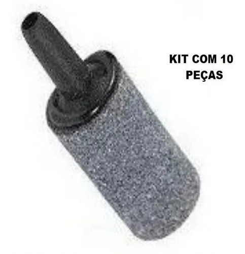 Imagem 3 de 3 de Pedra Porosa Grd Para Aquário Kit 10 Peças Compressor De Ar
