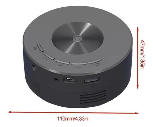 Mox Mini Proyector Led 2024 Hd 1080p Home Theater Laptop
