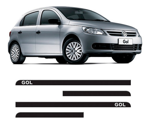 Imagen 1 de 3 de Moldura O Bagueta De Puerta Vw. Gol G5/g6/g7