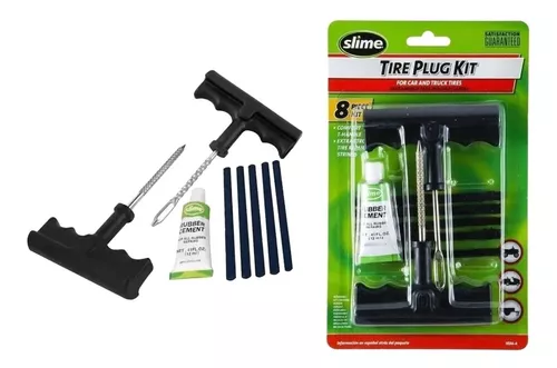 GADLANE 7PCS Kit Repara Pinchazos Moto sin Cámara - Kit de