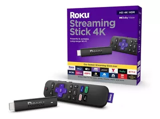 Roku Streaming Stick 4k Versión 2021 Smart Tv Mandos Voz