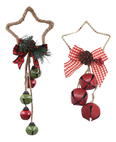 Adorno Colgante Para De Navidad Longitud 19,5 Cm 32 Cm 2x