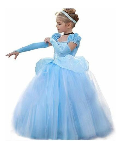 Vestido De Princesa Para Niñas, Disfraz Elegante, Juego De 