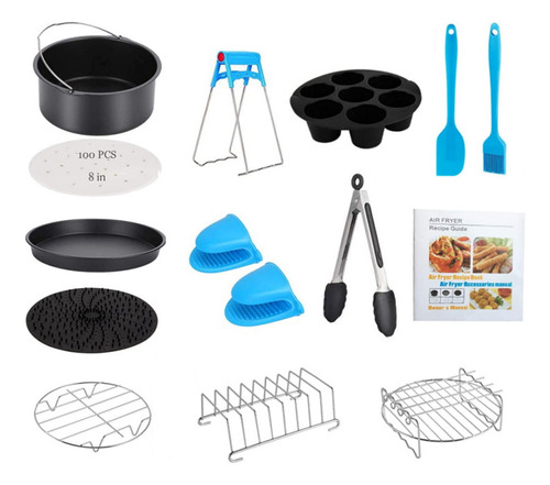 Accesorios Air Fryer De 14 Piezas Para Cosori Ninja Phillip