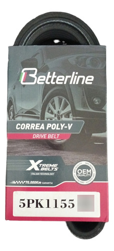 Correa Poly V Única 5pk1155 Fiat Palio, Uno Siena Y Fire 1.3