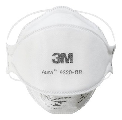Máscara Respirador 3m Pff2 Aura 9320 N95 Caixa 240 Unidades