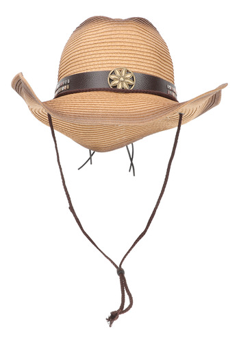 Sombrero De Playa Para Hombre, Sombrero Vaquero Estilo Weste