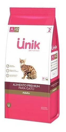 Alimento Gatos Balanceado Unik Adulto 2kg