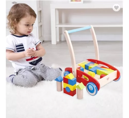 CAMINADOR BEBÉ MADERA ROJO – Puntito Baby Outlet