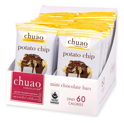 Chuao Chocolatier Potato Chip Chocopods  mini Barras De Cho