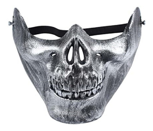 Imagen 1 de 2 de Mascara Careta Menton Esqueleto Plastico Disfraz Halloween