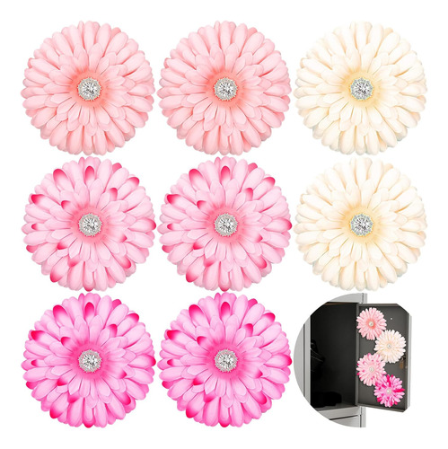 8 Pieces Cute Flower  S For Locker 3d Diamond Flower Fr...