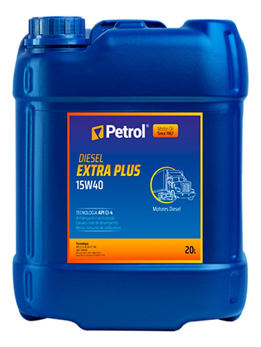 Óleo Petrol 15w40 Ci-4 Diesel Extra Plus Mineral 20 Litros