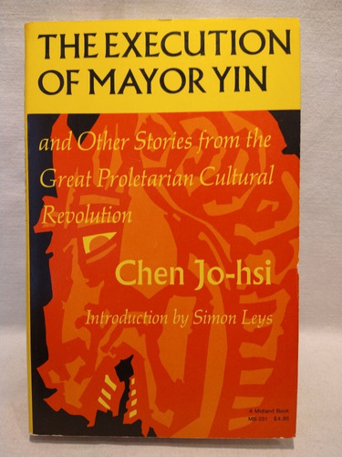 The Execution Of Mayor Yin - Chen Jo Hsi - Midland Book -  