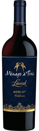 Vinho Californiano Thinchero Ménage A Trois Merlot 750ml Tto