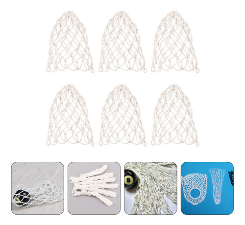 Billiards Net, Bolsa De Malla Para Mesa De Billar, 6 Unidade