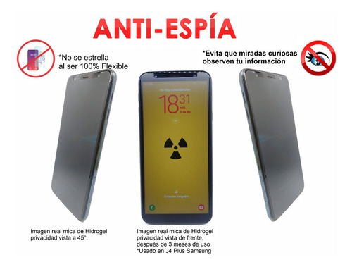 Aquaris U Plus Bq Mica Hidrogel Privacidad/no Cristal