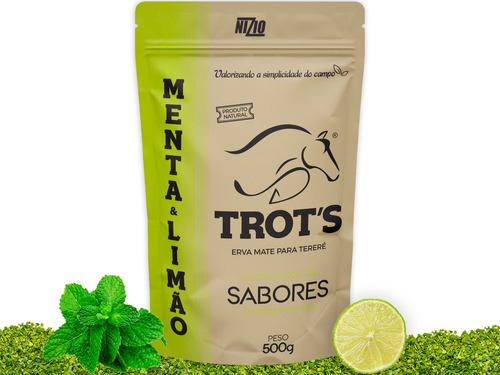 Erva De Terere Trots Sabor Menta E Limão Premium 500g