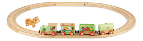 Tren Con Circuito Granja Janod