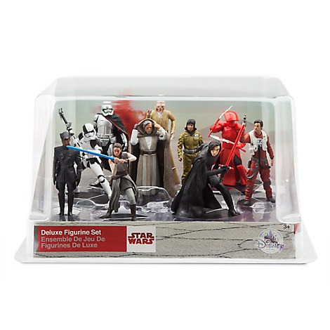 Disney Store 10pzas 10cm Last Jedi Luke Skywalker Snoke