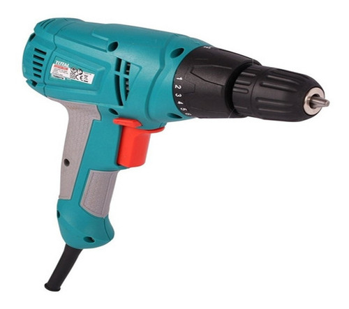 Taladro Atornillador Torque Velocidad Variable Reversa 280w Total Tools TD502106 - Turquesa - 220V - 240V - 50 Hz/60 Hz