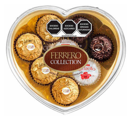Chocolate Ferrero Collection Caja Corazón 8 Piezas