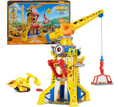 Torre Grúa Nickelodeon Rubble & Crew Bark Yard 3 Spin Master