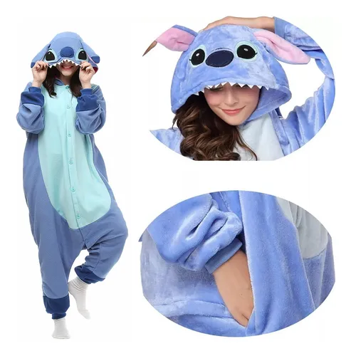 Pijama Mameluco Bebe Disfraz Kigurumi Stitch Niños Clientito