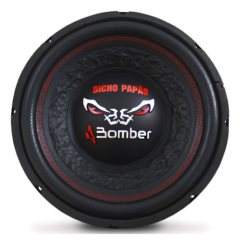 Sub Bomber Bicho Papão 12 Pol Bomber 600 Rms 4 Ohms 4+4 Ohms