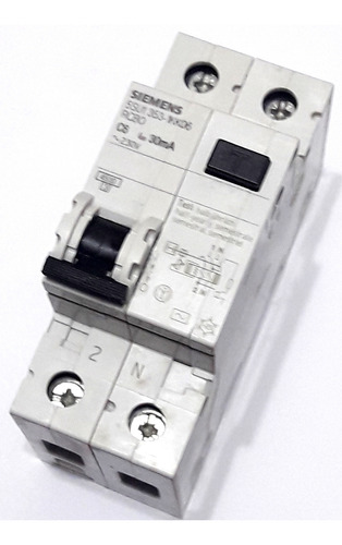 Disjuntor Dr 5su1 353-1kk06 6 A 30ma Bipolar Siemens