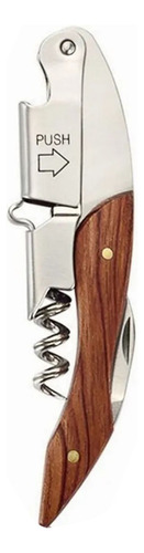 Sacacorchos Profesional Acero Inox Descorchador Botella Vino