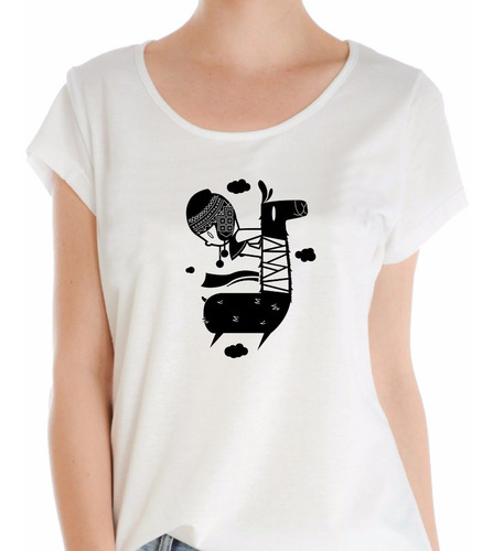 Remera De Mujer Coyita 100% Algodón Pima Peruano