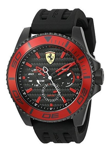 Reloj De Hombre De Acero Inoxidable Y Silicona Scuderia Ferr