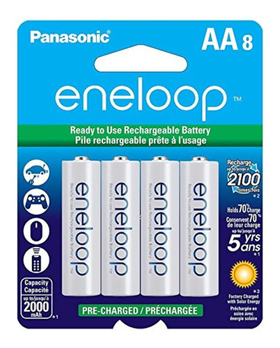 Baterías Recargables Precargadas Aa Panasonic Eneloop