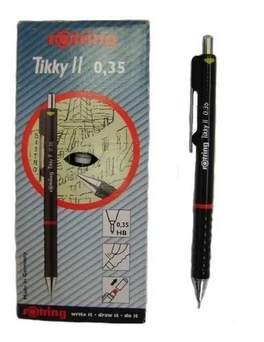 Portaminas Rotring Tikky Ii Mina 0.35mm Caja X10uds Medellín