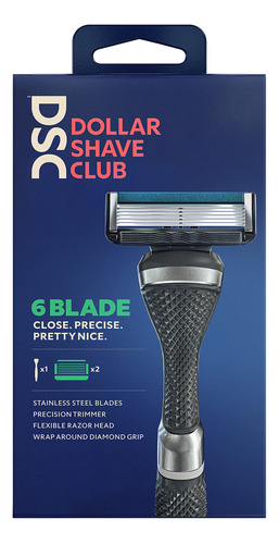 Dollar Shave Club Juego De 6 Cuchillas De Afeitar Para Un Af