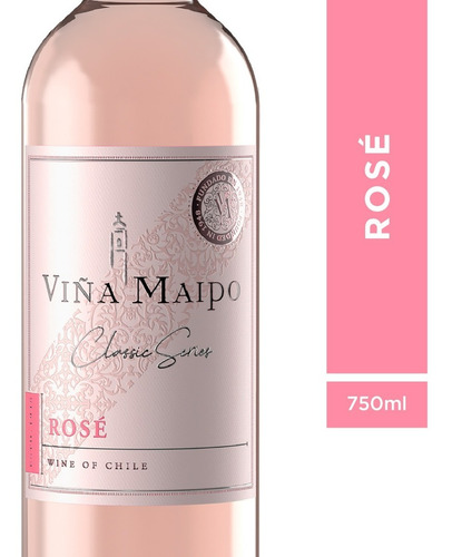 Vino Rosado Viña Maipo Classic Series Rosé 750 Ml