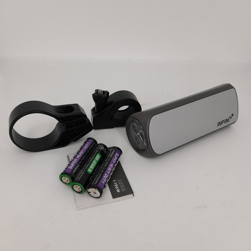 Imagen 3 de 3 de Luz O Faro De 3 Leds Blanco - Bicicleta - Infini Luxo