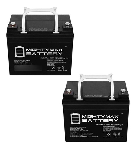 Powery Max Battery Bateria Repuesto Int 12 V 35 Ah Para J