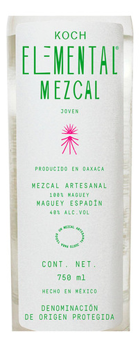 Paquete De 3 Mezcal Koch Elemental Joven 750 Ml