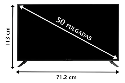 Smart TV de 50" Sansui SMX50N1UNF con pantalla DLED 4K