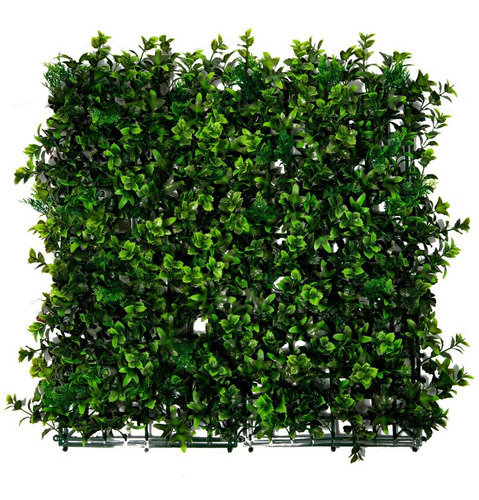 Imagen 6 de 7 de Jardin Vertical Artificial Verde Panel Muro Chicago 50x50